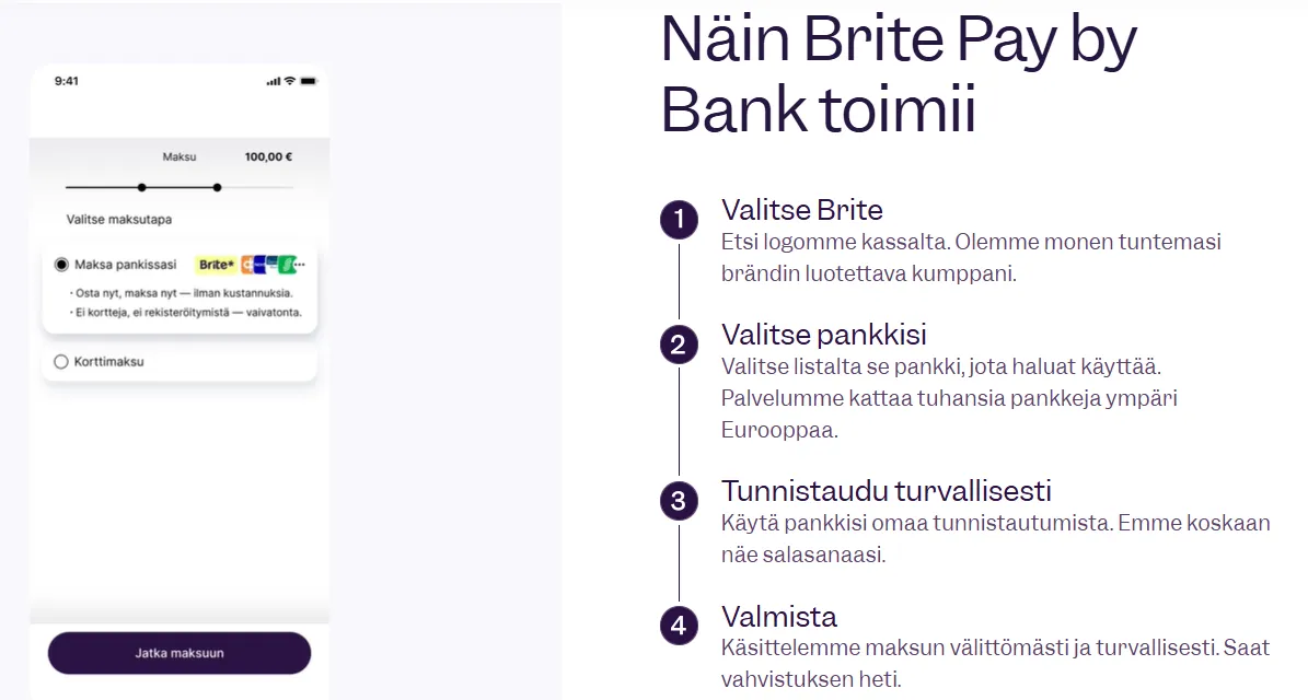 Näin aloitat pelaamisen Brite-kasinolla